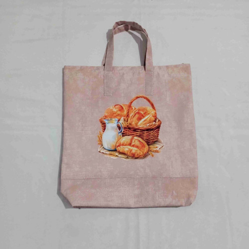 ساک خرید نان ،پشت جیبدار هست